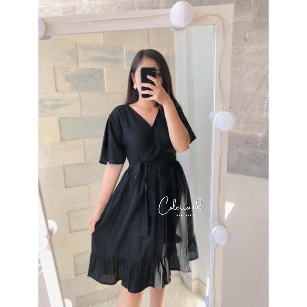 Dress Sabrina Irise Wanita RAWNIE korea A Line Bodycon Maxi Casual Natal pesta Party Style Dres Kore