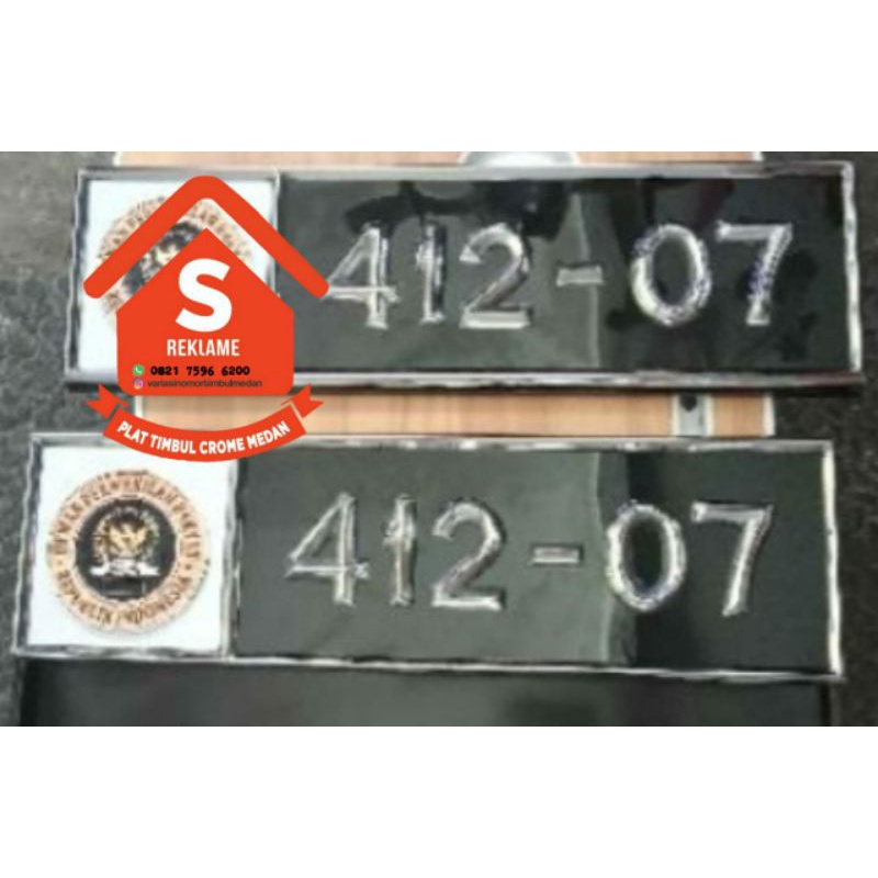 Plat Mobil Timbul Mewah DPR RI