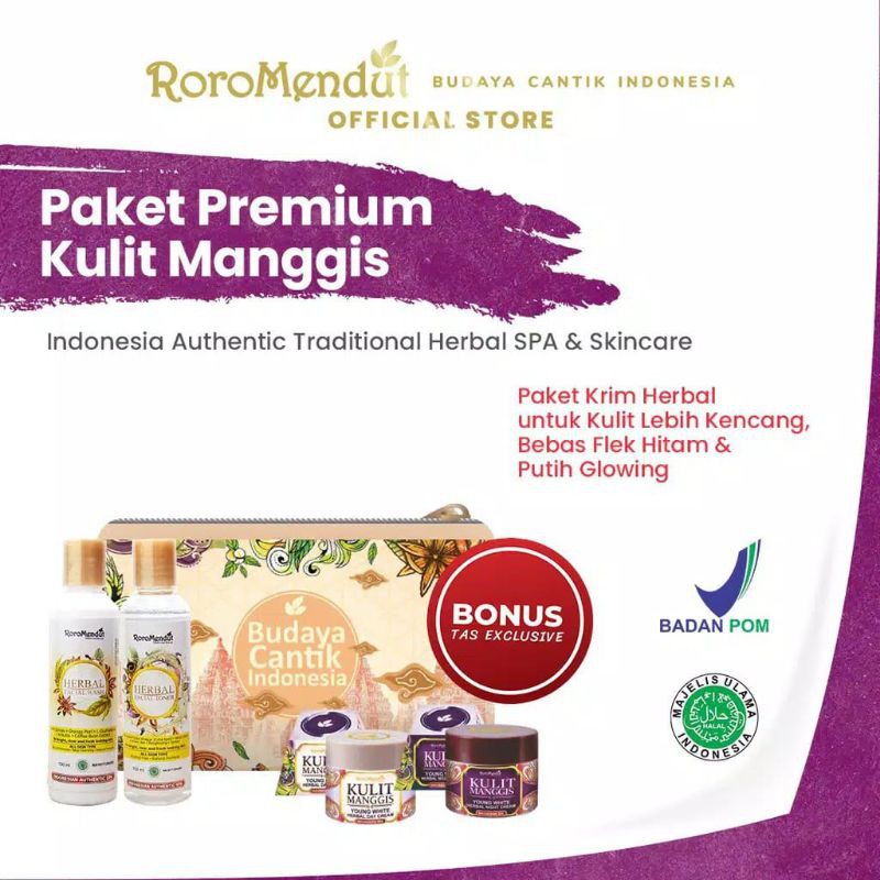 RORO MENDUT PAKET PREMIUM KULIT MANGGIS