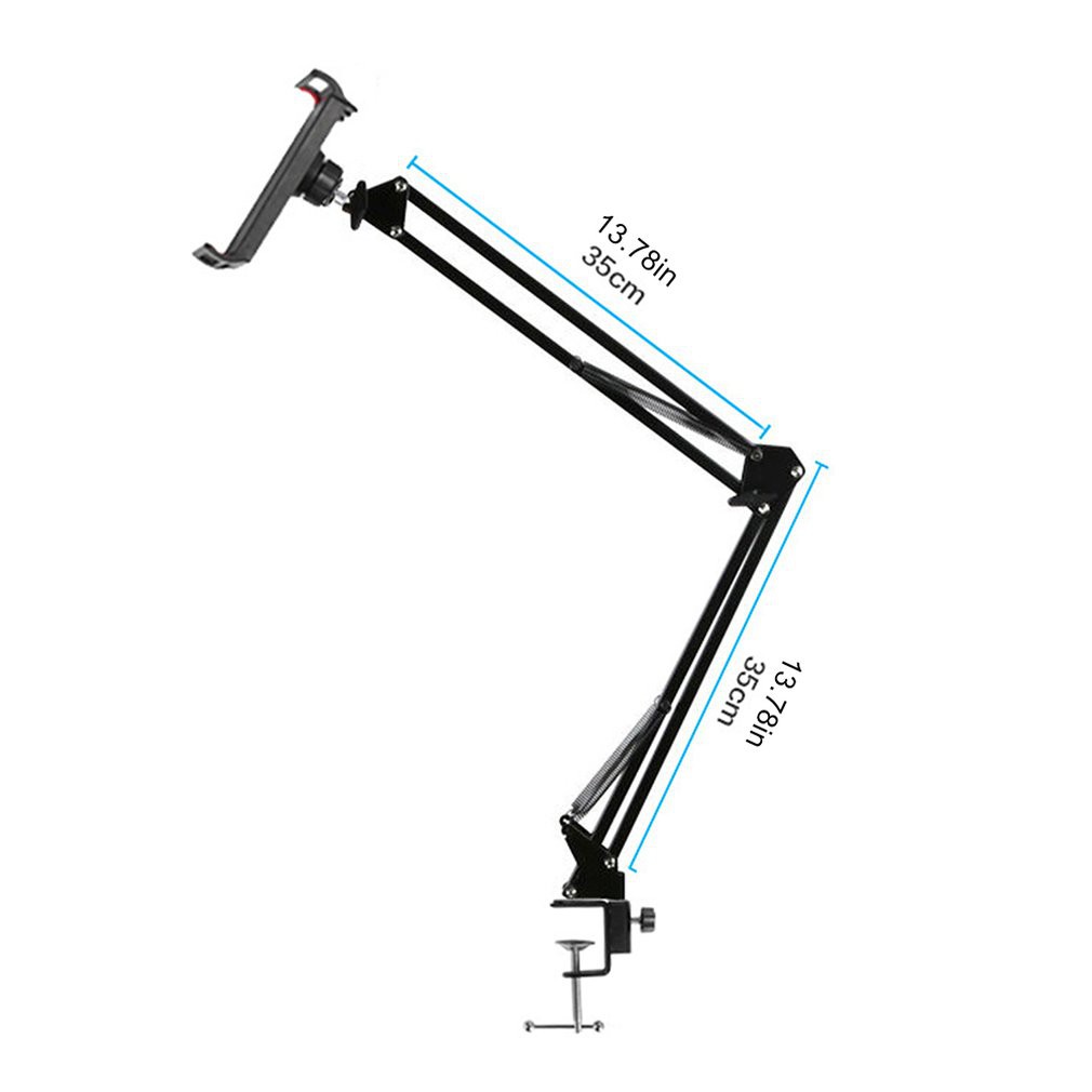 TaffSTUDIO Holder Tablet Model Boom Arm Table Lazypod Stand - D9 - Black - 7RSK59BK