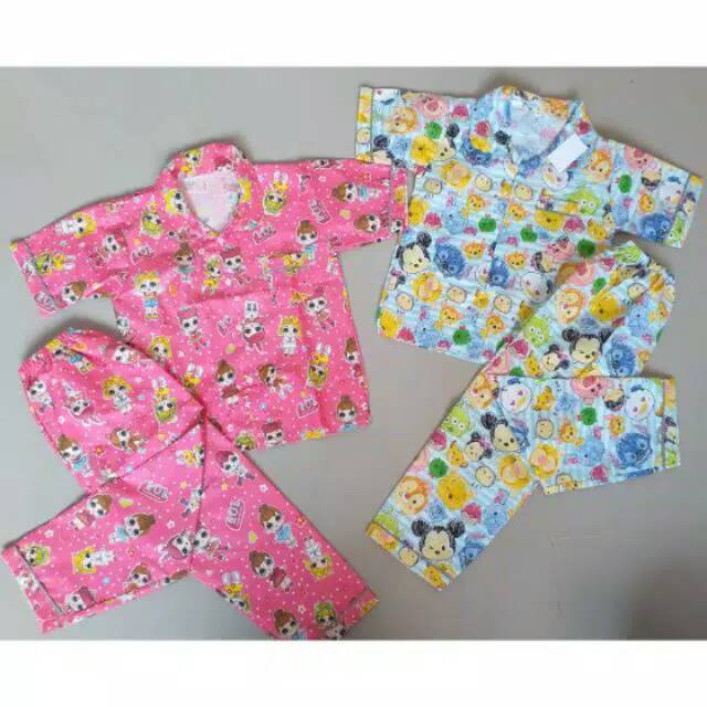 BAJU TIDUR ANAK JUNIOR (8,10,12) (bisa pilih motif)