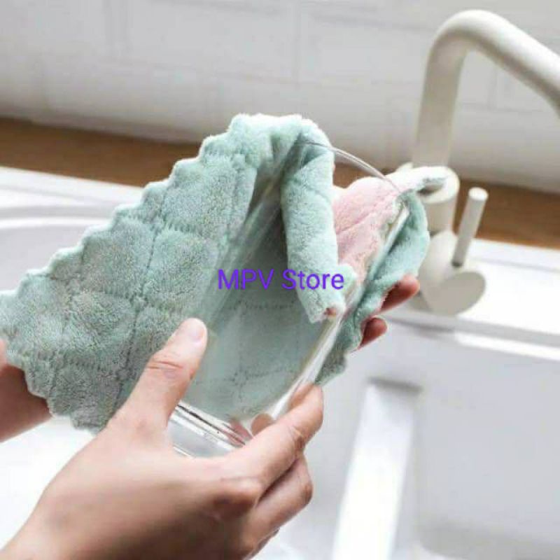 Kain Lap Microfiber(Anti Minyak)25cm×25cm