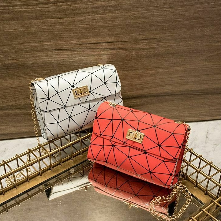 Tas Selempang Wanita model fashion korea warna warni kulit sintesis
