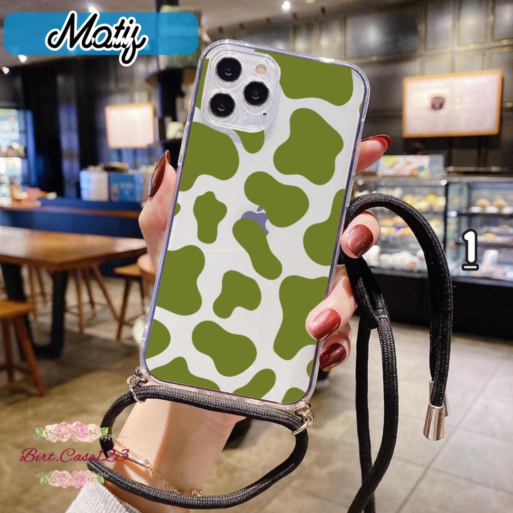 Softcase Slingcase Lanyard Bening MOTIF Samsung Note 8 9 10 10+ Pro 20 Ultra BC4326