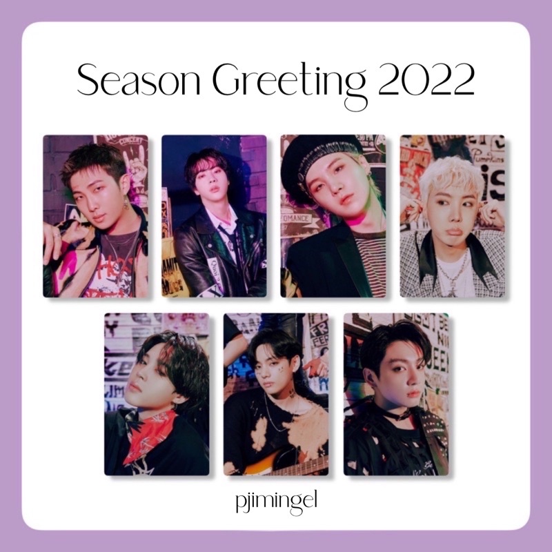 Photocard BTS Season Greeting 2022