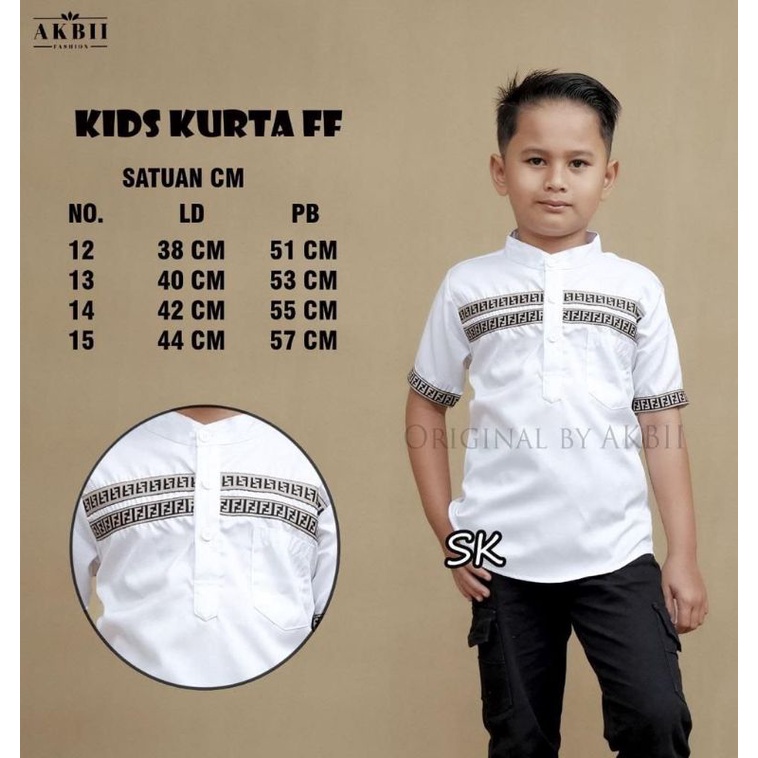 Koko Kurta Anak Lengan Pendek Bahan Toyobo Murah Terbaru