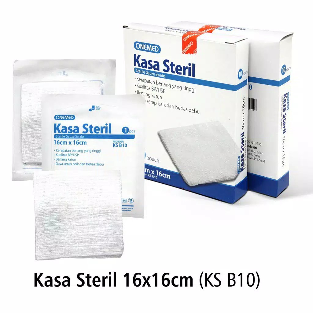 Kasa Steril OneMed 16x16cm Isi 10