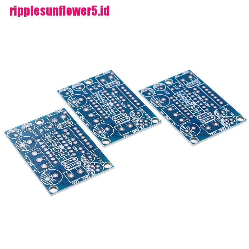 3pcs Papan Sirkuit PCB Bare Amplifier Mono Channel TDA7293