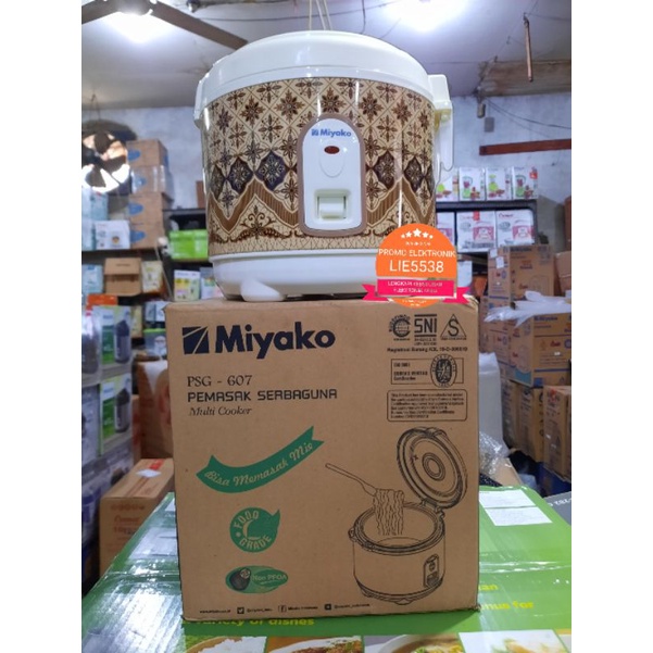 MIYAKO PSG-607 / PSG 607 Rice Cooker Mini 0,6 L GARANSI RESMI