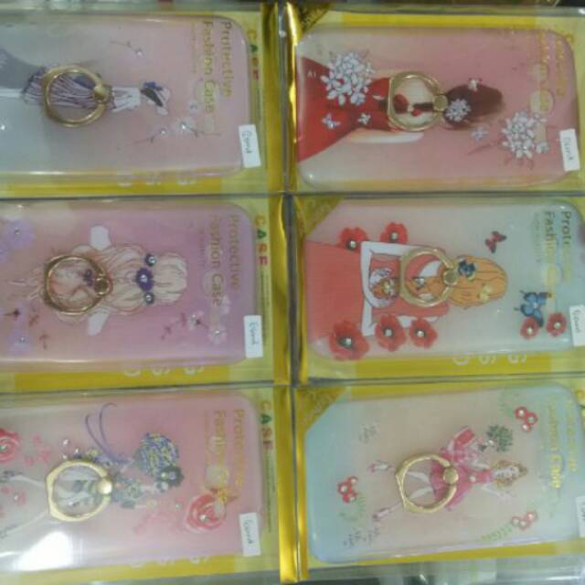 Softcase girl swarovky+stand samsung grand