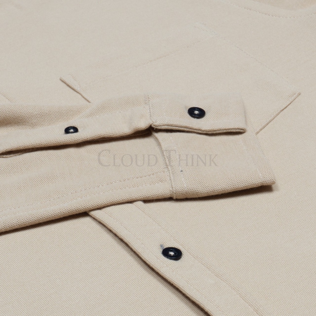 Kemeja Pria Lengan Panjang Olive | Olive Original Cotton Pique Best Quality