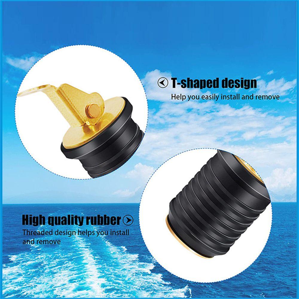 Preva Marine Drain Plug Stopper Kuningan Olahraga Luar Universal Lambung Lambung Lubang Colokan Stop Kontak Bung Kano Snap Ketat Gaya Flip