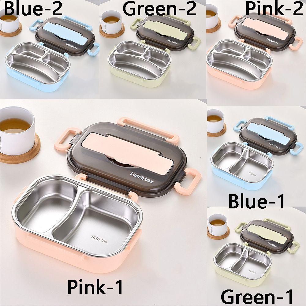 Solighter Lunchbox Portable Compartmentalized Containers Kotak Penyimpanan Piknik