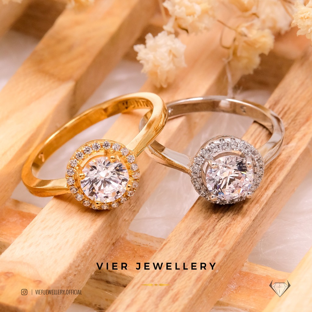 Vier Jewellery Wynn Edition Ring 7665 , cincin replika berlian crystal zirconia