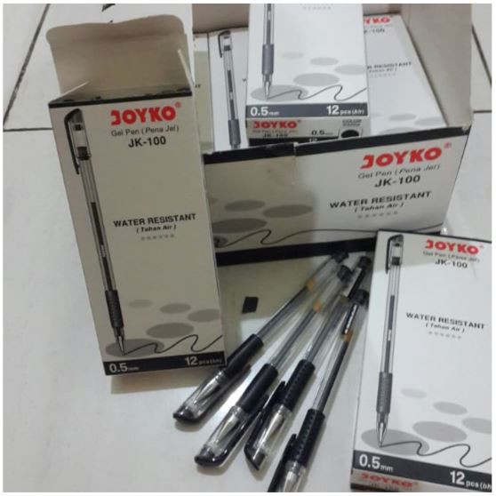 

Pulpen Gel Joyko Warna Hitam ( JK-100 )