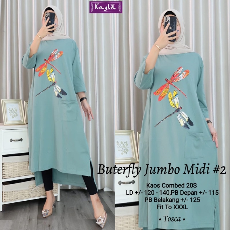 BUTERFLY JUMBO MIDI// ori by kayla (restock)