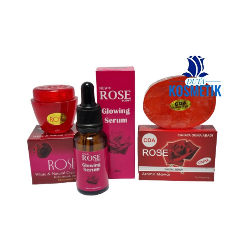 PAKET CREAM ROSE ORIGINAL GLOWING