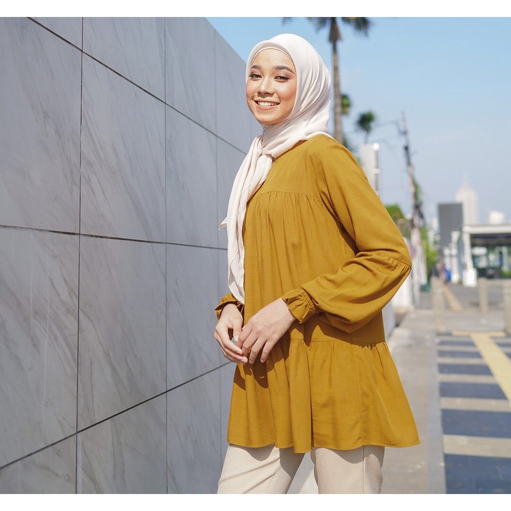 NALA BLOUSE - PAKAIAN WANITA - KATUN RAYON - BLOUSE POLOS - BISA COD