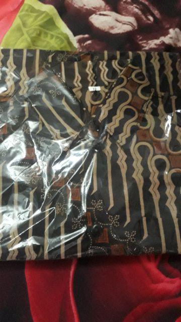 Couple Ayah Anak Batik Sogan Parang Liris
