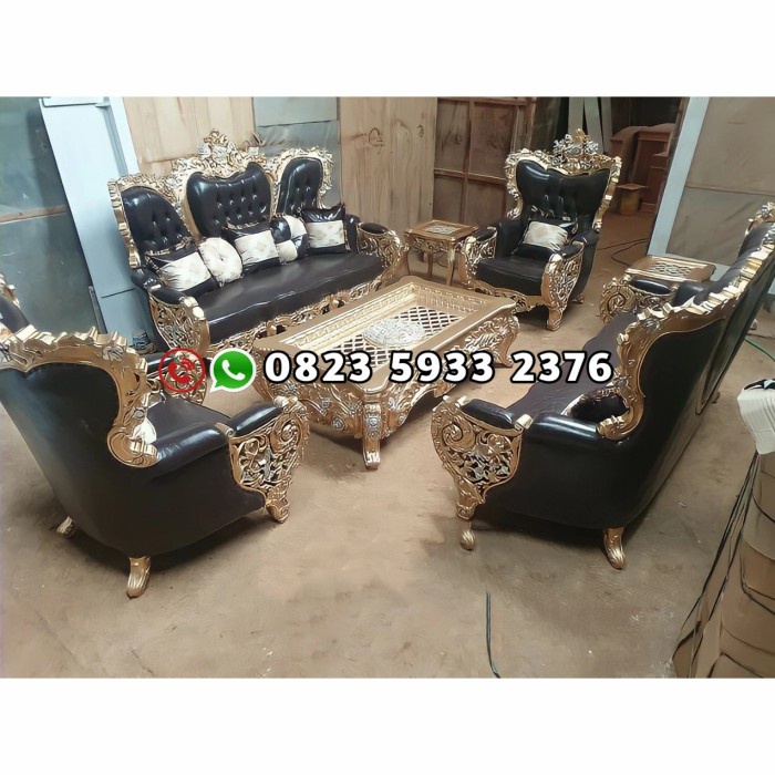 Sofa tamu mewah Bellagio Jati