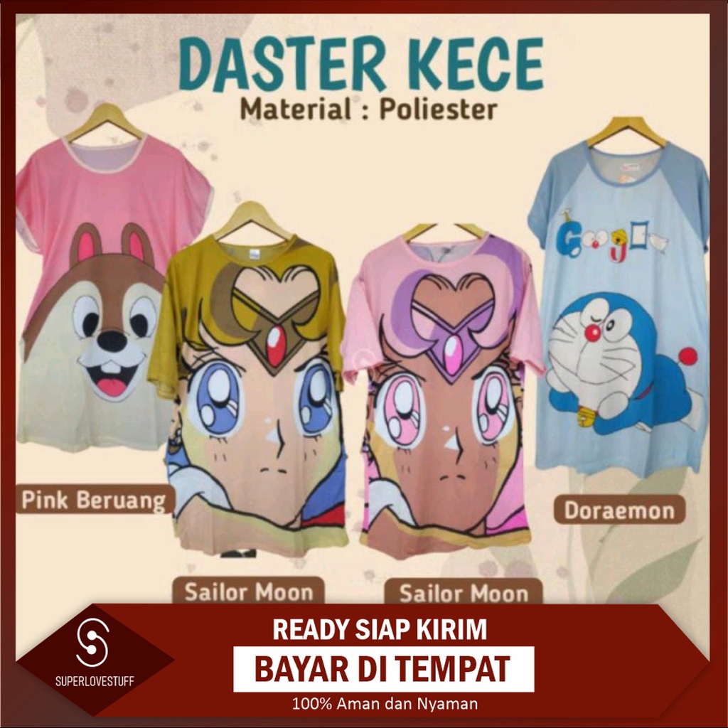 Daster Homewear Kece Kekinian Karakter