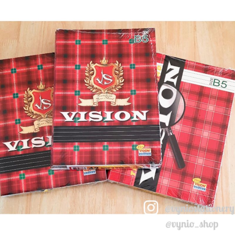 

BUKU TULIS VISION 42 UKURAN BOXI B5