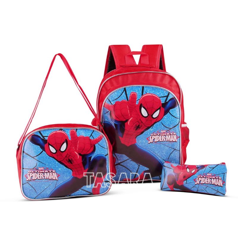 Tas ransel Anak laki laki SD Robot Paket Tas Anak 3 in 1