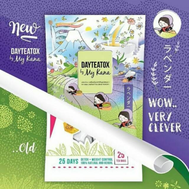 READY✨ Day Teatox by My Kana Lavender - Slimming Tea / Teh Pelangsing