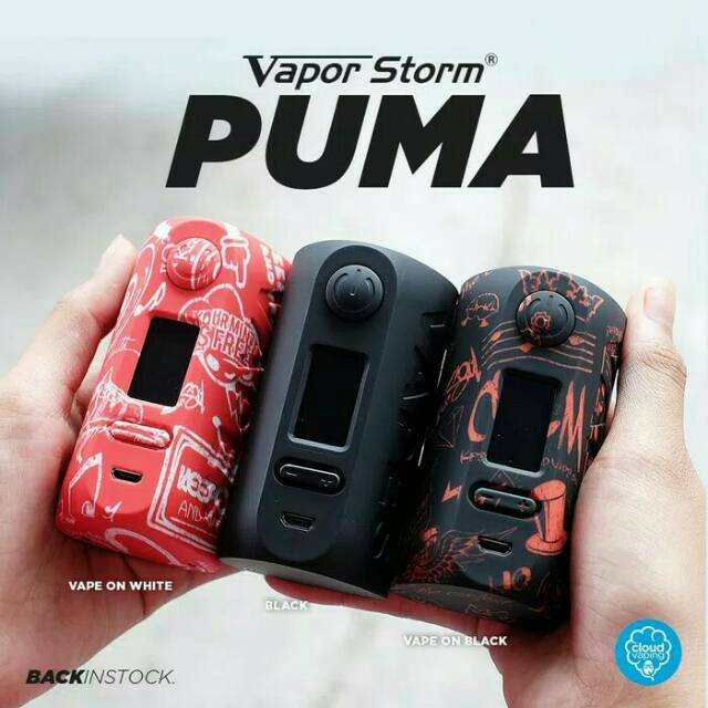 AUTHENTIC VAPOR STORM PUMA TC BOX MOD 200W | Shopee Indonesia