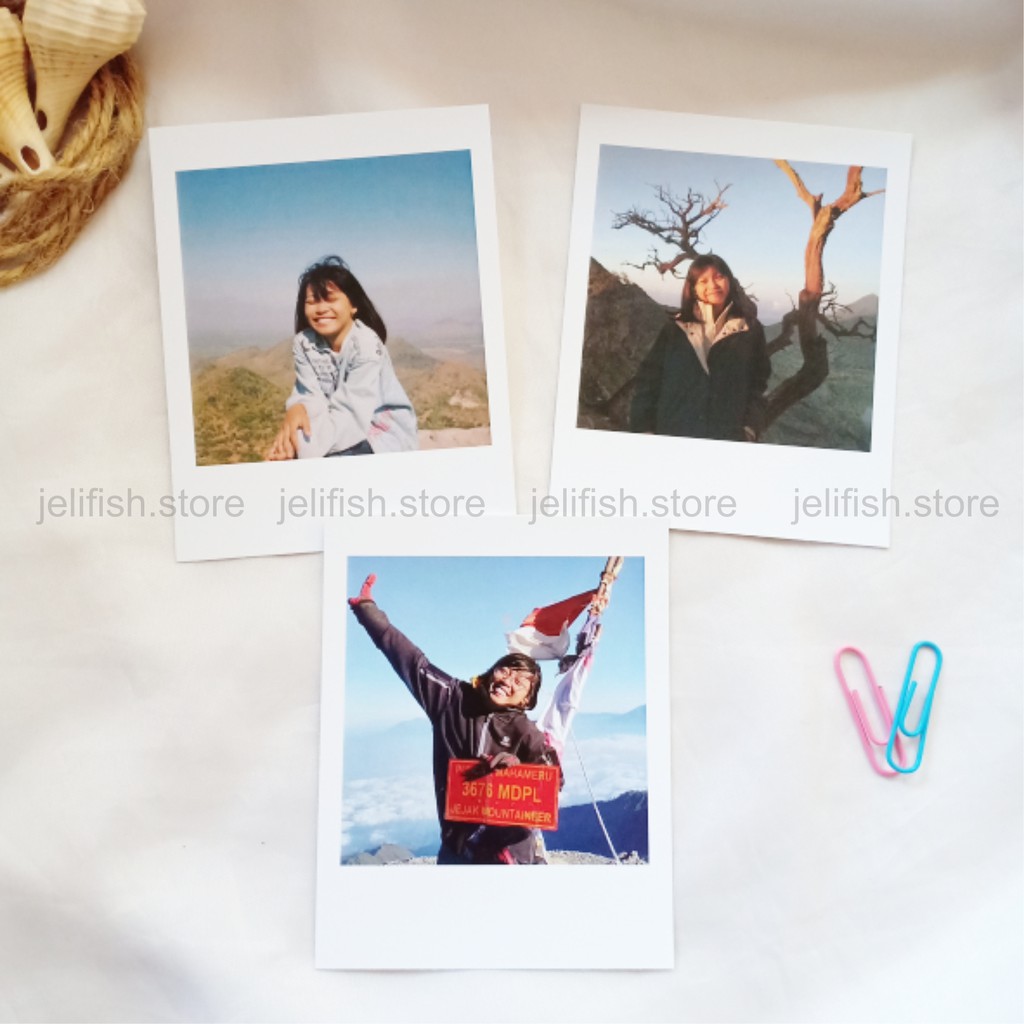[❤️JELIFISH.STORE] CETAK FOTO POLAROID SQUARE