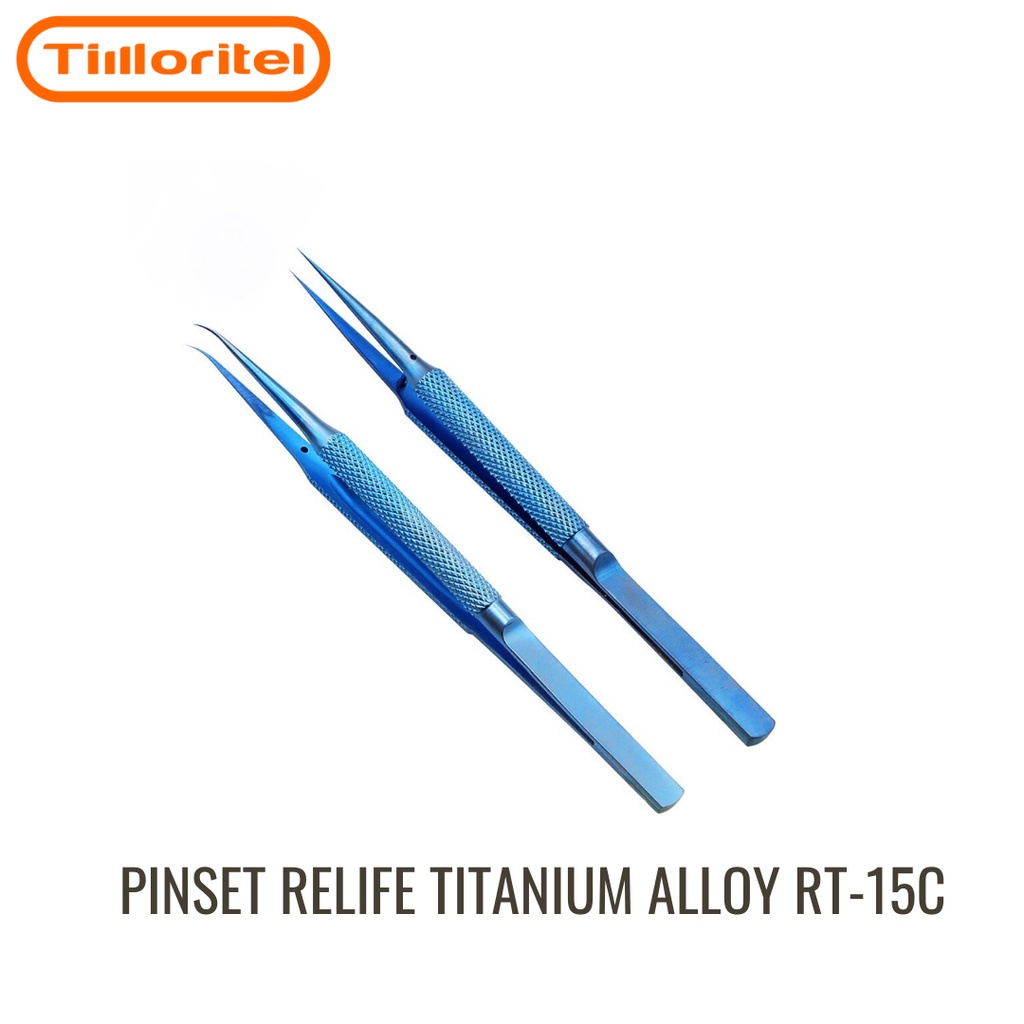 PINSET RELIFE TITANIUM ALLOY RT-15C