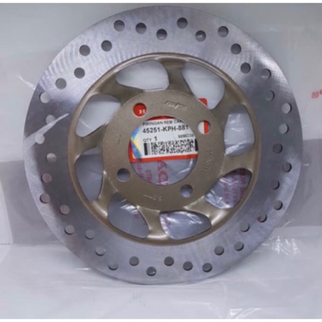 PIRINGAN DISK CAKRAM DEPAN HONDA KARISMA / SUPRA X 125 / FIT NEW / REVO LAMA / CS 1 KPH ORIGINAL