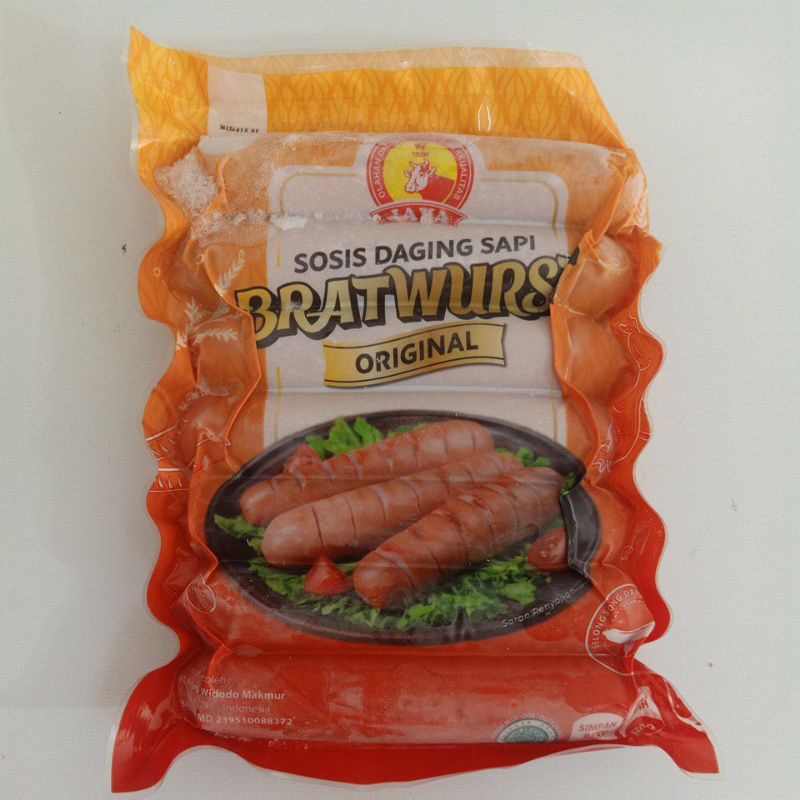 Java sosis sapi jumbo ori isi 7pcs 500gr