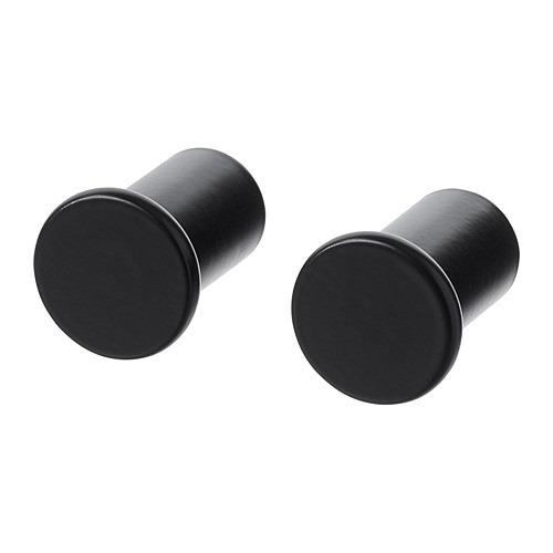 SKOGSVIKEN Gantungan 2 pcs hitam