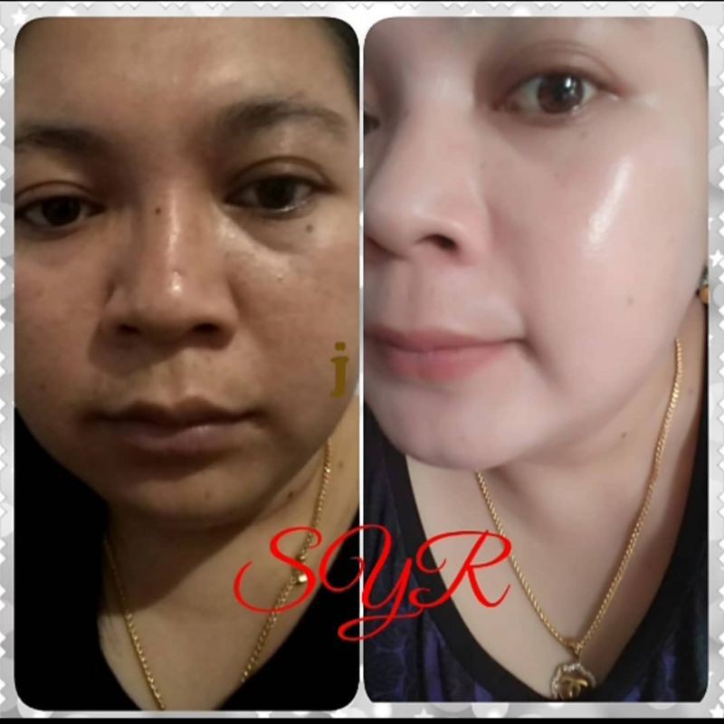 BISA COD BPOM Skincare Night cream syahreni glowing paket lengkap syr krim bedak malam ori syahraeni-2