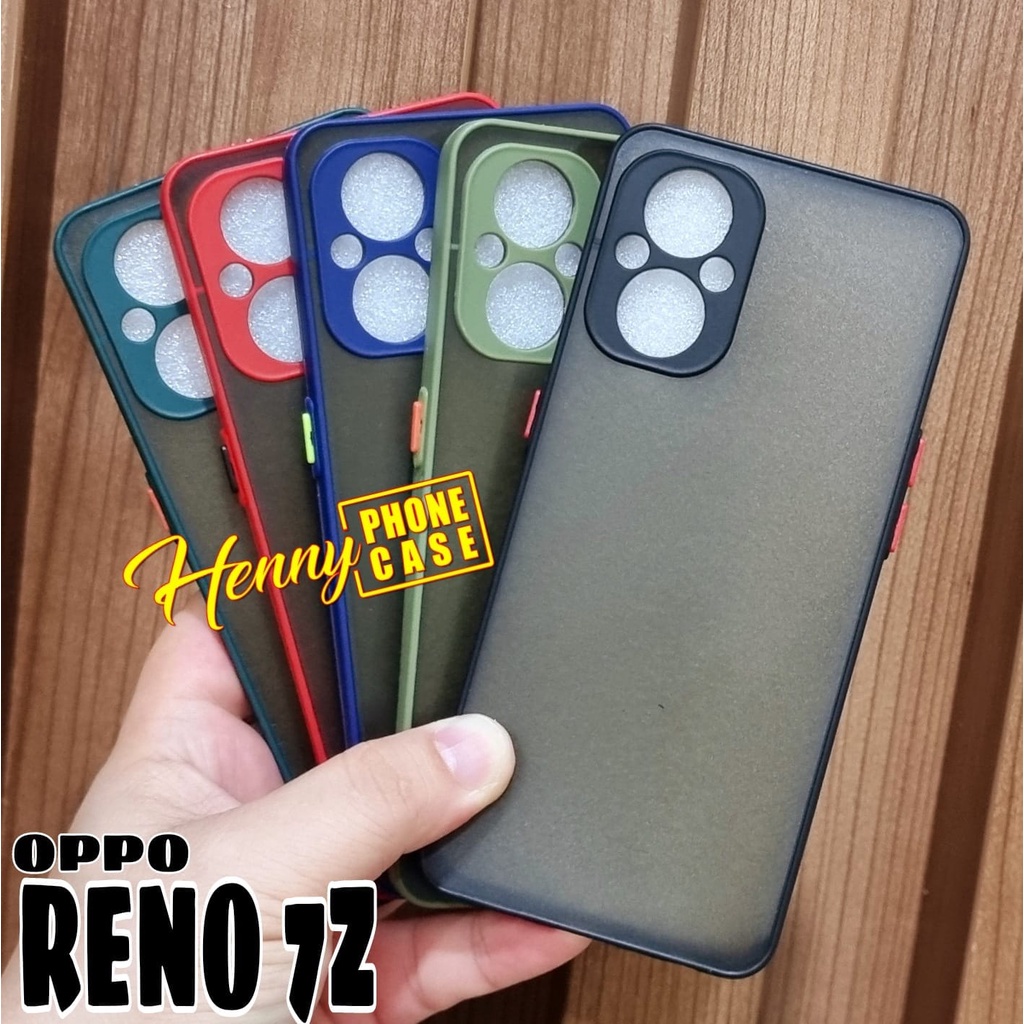 OPPO RENO 8Z 5G 8 4G 8 5G 8 PRO 5G 7 4G 7 5G 7Z 5G CASE DOFF HARDCASE FUZE MATTE AEROCASE TRANSPARAN DOVE CASING PROTECT CAMERA COVER PELINDUNG KAMERA COLOUR  RENO 7 Z 5G