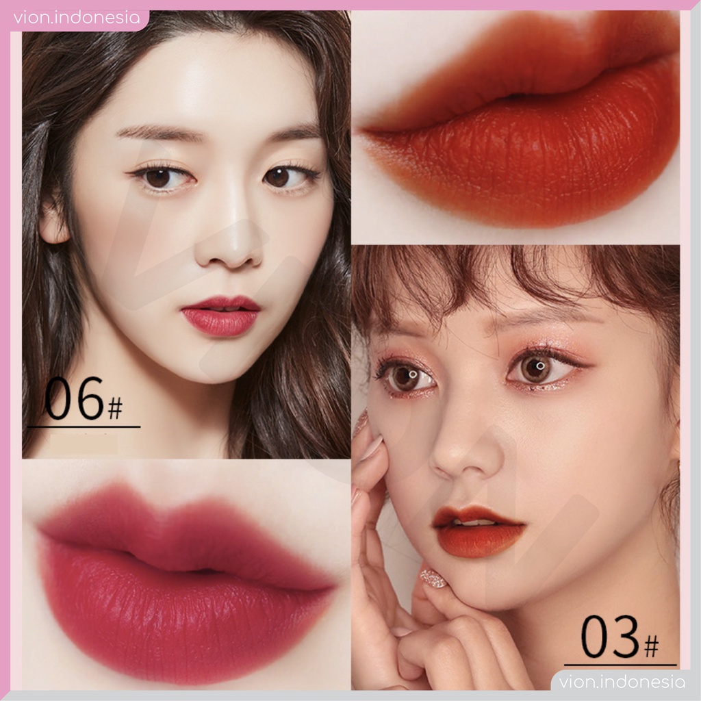 PINKFLASH MINIPINK Matte Liquid Lipstick Lembut Tahan Lama Pelembab Shimmer Lip Gloss Velvet #Ohmykiss PF001