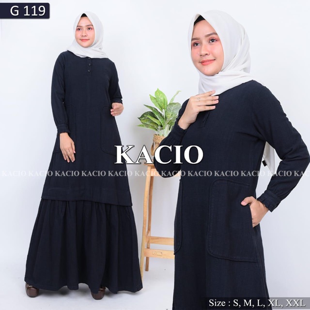 Dress gamis kacio bagus import