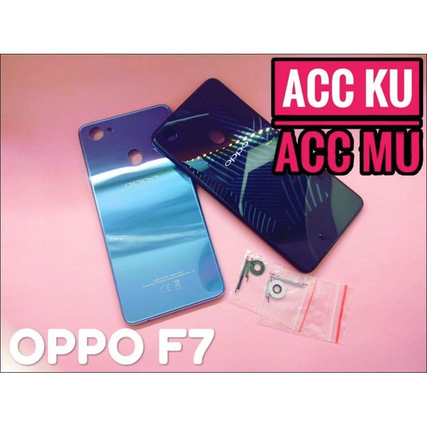 TUTUP BELAKANG BACK COVER OPPO F7 ORIGINAL