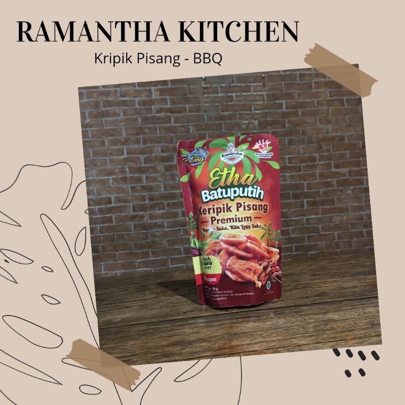 

RAMANTHA KITCHEN Kripik Pisang - Barbeque