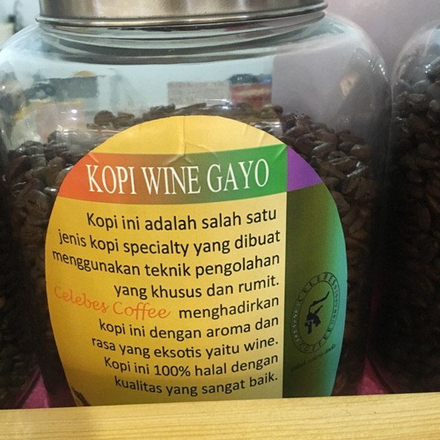

Kopi Wine Gayo 200 gram