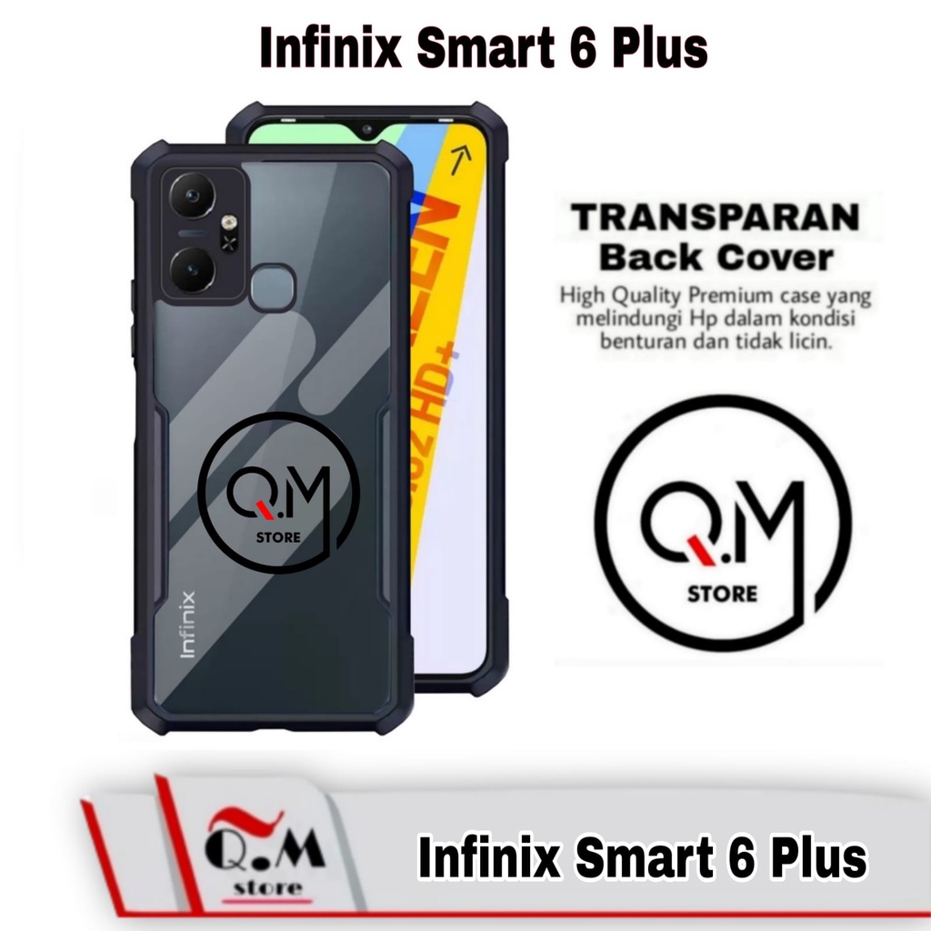 Case Infinix Smart 6 Plus Airbag Shockproof Transparent