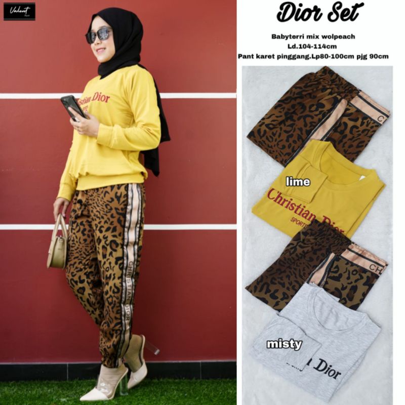 dior set | setelan olahraga | baju syahrini