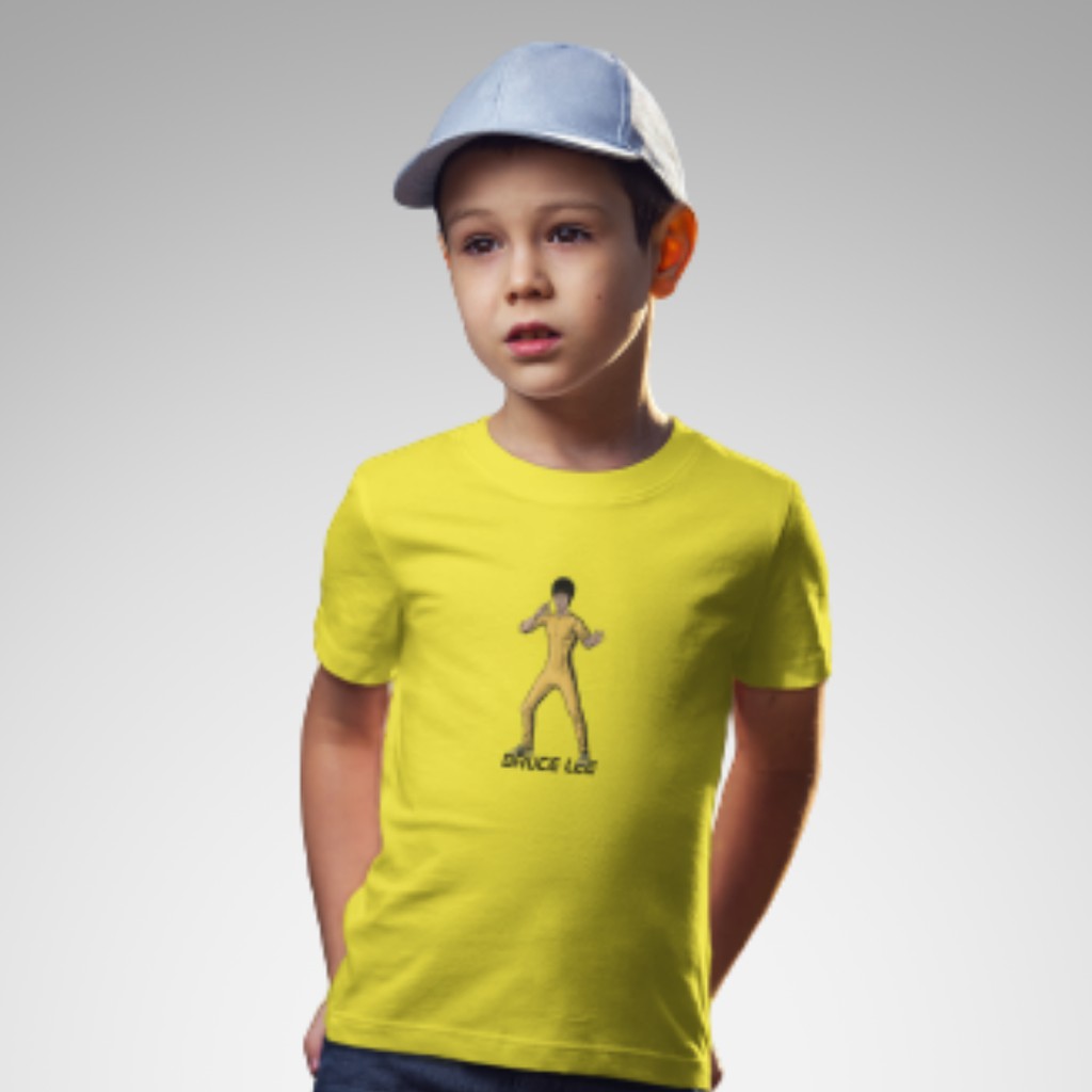 Kaos Anak | Baju Anak | Kaos Anak Band BRUCE LEE | 2 tahun 12 tahun UNISEX | T-shirt Kids