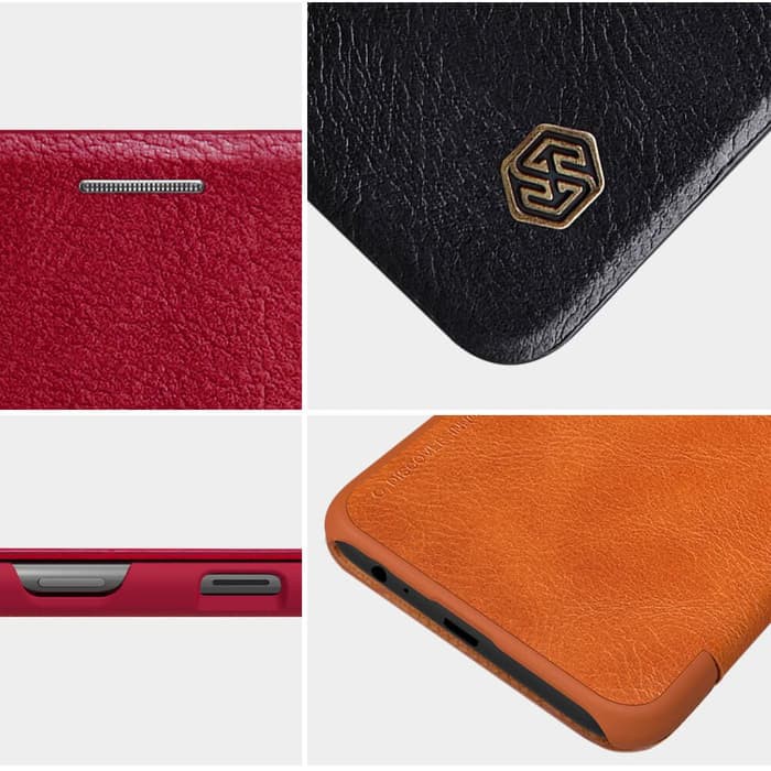 Flip Cover SAMSUNG Galaxy A6 Plus 2018 Nillkin Qin Leather Flip Case Original