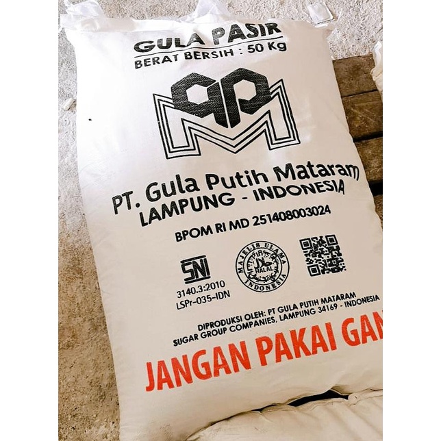 Gula Pasir GPM Lampung - Kemasan Repack 1 kg dan 1/2 kg