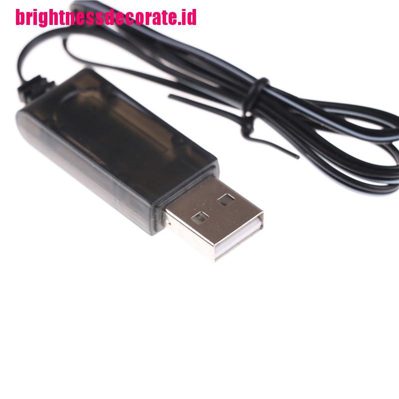 Brightid 1pc Kabel Adapter Charger Usb 3.7v Warna Hitam Untuk Sky Viper Drone Helikopter