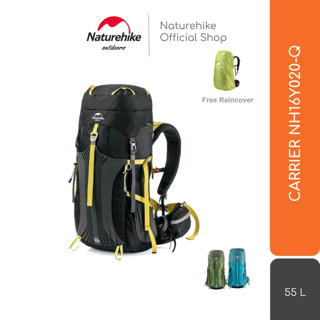 Naturehike Carrier 55 L NH16Y020-Q Tas Backpack Ransel Keril Gunung