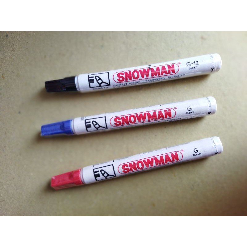 

SNOWMAN SPIDOL PERMANENT MARKER G 12