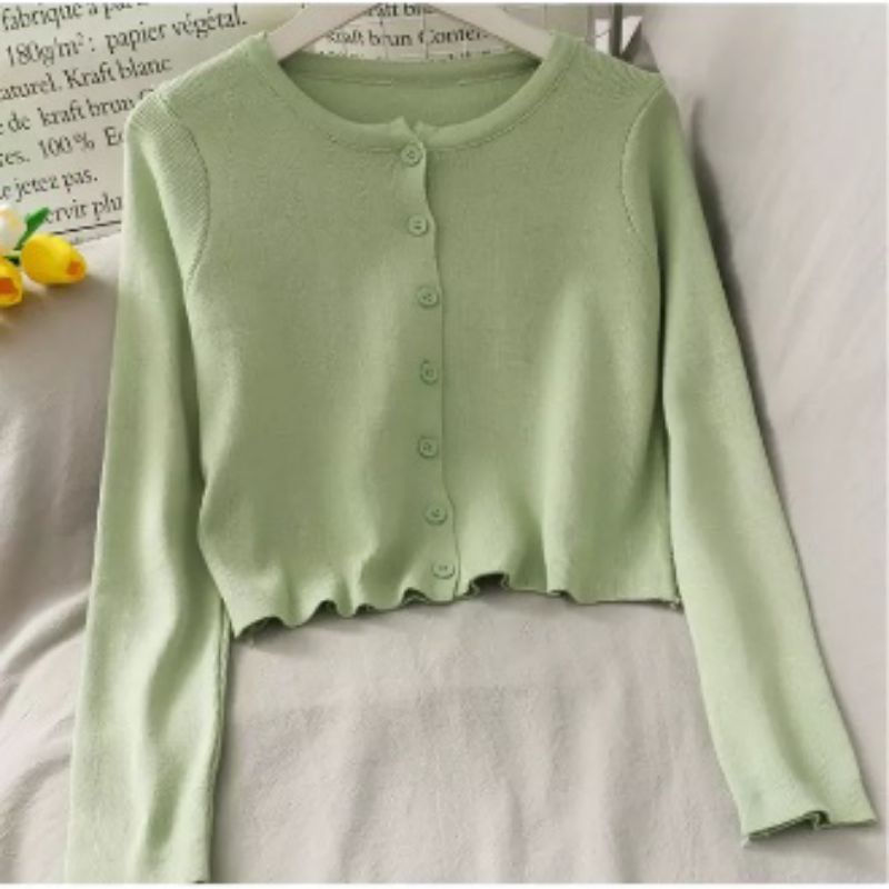 Cardigan rajut Crop top bailey / cardigan crop top korean style